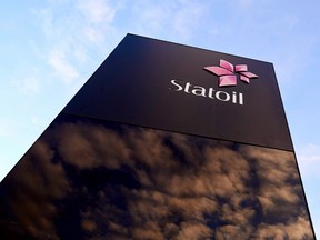 The sign outside the Statoil oil company headquarters in Stavanger, Norway,  Calgary-based Athabasca Oil Corp. has struck a deal to buy the northern Alberta oilsands assets of Norwegian oil giant Statoil ASA for up to $832 million.