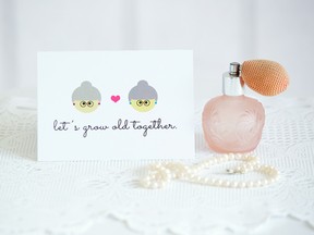 Stefanie MacDonald's first card idea, for two female friends getting married.
