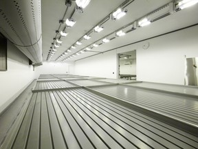 A flowering room at Beleave’s ACMPR facility in Flamborough, Ont.