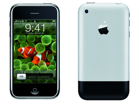 The original iPhone, first announced on January 9, 2007.