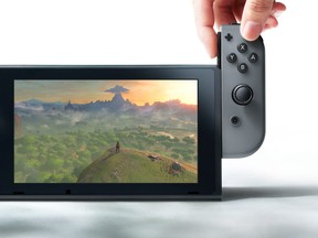 The Joy-Cons can be removed from the Switch console.
