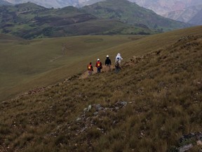 At the San Markito site of the Eloro La Victoria gold and silver property in Peru.