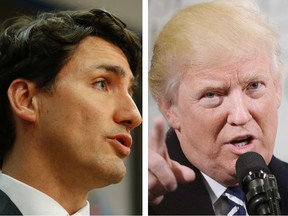Justin Trudeau called softwood lumber duties imposed by and U.S. President Donald Trump on Tuesday "nothing new."