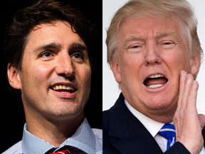 Canada's Prime Minister Justin Trudeau, left, and the U.S. President Donald Trump have different governing styles.