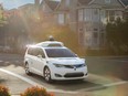 The new self-driving Chrysler Pacifica.