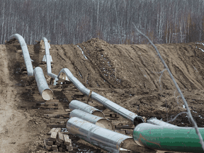 A Pembina pipeline under construction near Edmonton.