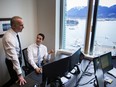 Ari Shiff, left, President and Founder, and Jamison McAuley at Inflection Management Inc.'s offices in Vancouver, British Columbia.