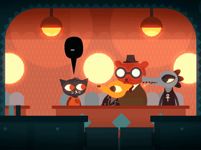 Mae, who for all the world looks like a cat, is a college dropout going through a lot when she returns home to Possum Springs in Infinite Falls' funny and emotional side-scrolling narrative adventure.