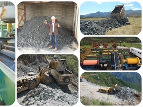 Mining, hauling and processing Telson Resources' bulk sample from its Tahuehueto Project in Mexico