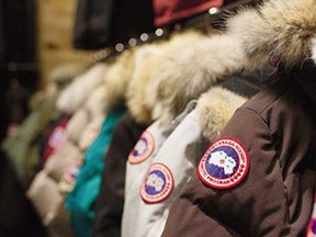 Canada Goose parkas.