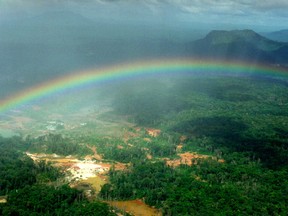 The Las Cristinas gold mine in Bolivar State, Venezuela.