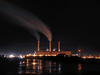 Sundance Power Station, a coal-burning plant owned by TransAlta Corp., about 70 km west of Edmonton on Lake Wabamum.