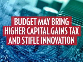 higher capital gains taxes would stifle innovation - feature