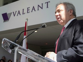 Joseph Papa, CEO of Valeant.
