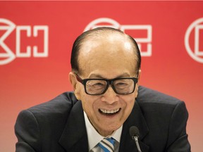 Billionaire Li Ka-shing, chairman of CK Hutchison Holdings Ltd