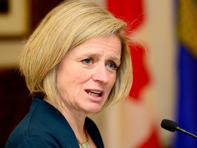 Alberta Premier  Rachel Notley.