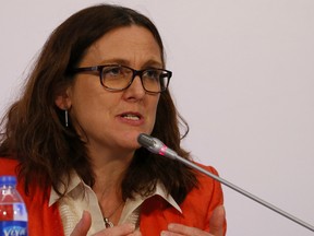 Cecilia Malmström, Swedish politician and the European Commissioner for Trade