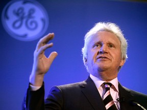 Jack Immelt, CEO of General Electric, at a news conference last year.