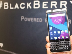 BlackBerry Ltd said on Wednesday Qualcomm Inc was asked to pay the Canadian company about $814.9 million in an interim arbitration decision over royalty overpayments.