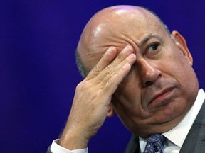 Goldman Sachs CEO Lloyd Blankfein blamed the "operating environment," but it was the same one that had helped every major U.S. rival post double-digit increases.