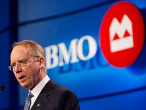 BMO CEO Bill Downe plans to retire on Oct. 31.