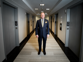 Norman Levine, Managing Director of Portfolio Management Corporation at his Toronto offices