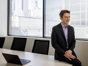 Adrenalys's Dominic Deneault in his Montreal offices.