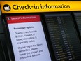 The embattled airline said it was cancelling 13 short-haul flights from Heathrow Airport, Europe's busiest, but was aiming to operate a full long-haul schedule from the hub and was operating a full service from Gatwick Airport.