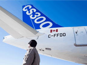 Bombardier delivered its first CS300 to Swiss International Air Lines.
