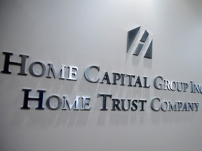 The Toronto offices of Home Capital Group at 145 King Street West in Toronto.
