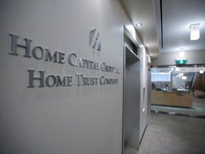 Home Capital has been struggling to finance its assets as its high interest deposit accounts have fallen by about 94 per cent since March 27, when the company terminated the employment of former Chief Executive Martin Reid.