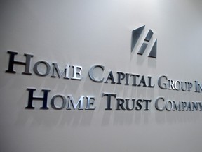 Home Capital Group says the outflow of customer deposits has slowed in recent days.