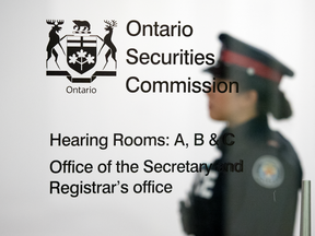 A Toronto Police Services officer at the Ontario Securities Commission regarding the OSC proceedings against Home Capital