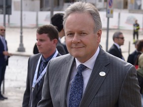 Bank of Canada Governor Stephen Poloz arrives for a G7 summit of Finance Ministers on May 12, in Bari, southern Italy.