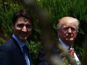 Justin Trudeau really didn't want to talk about Donald Trump.