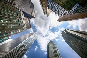 Toronto's financial district