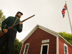 A 1867 re-enactment in Peterborough, Ontario.