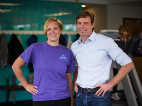 Sarah Hodson and John deHart at their LiveWell Vancouver location.