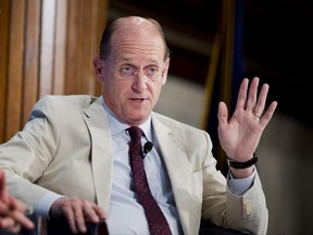 FILE - In this May 15, 2015 file photo, then-Delta Air Lines Chief Executive Officer Richard Anderson speaks at the National Press Club in Washington. Amtrak on Monday, June 26, 2017, namedAnderson as its new president and CEO. (AP Photo/Manuel Balce Ceneta, File)