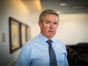 CEO of MEG Energy Corp Bill McCaffrey in the company's headquarters in Calgary.