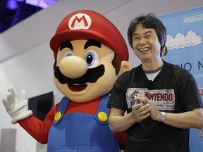 Japanese video game designer Shigeru Miyamoto — the creator of Mario and The Legend of Zelda — at a past E3