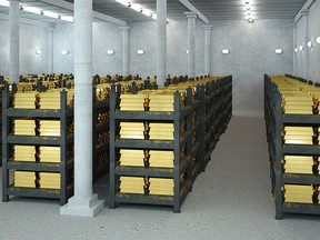 Gold vaults are becoming more popular.