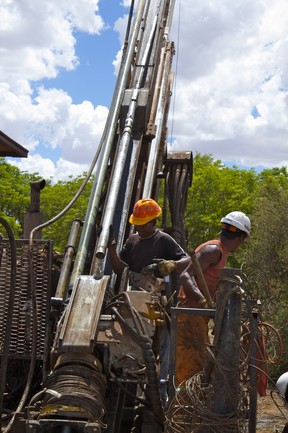 NextSource Materials drilling for graphite in Madagascar.