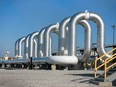 The Keystone Steele City pumping station, into which the planned Keystone XL pipeline is to connect to, is seen in Steele City, Neb.