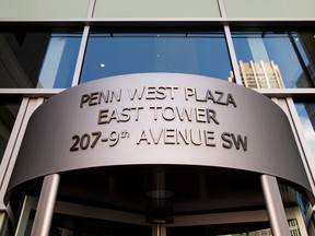 Penn West shares plunged 10 per cent this morning but pared losses later in the day.