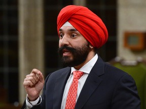 Innovation, Science and Economic Development Minister Navdeep Singh Bains