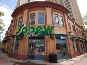 Sobeys’ same-store sales slipped 1.6 per cent.