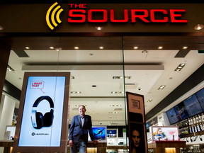 Charles Brown, president of The Source, poses for a photo at one of the chain's locations in Toronto