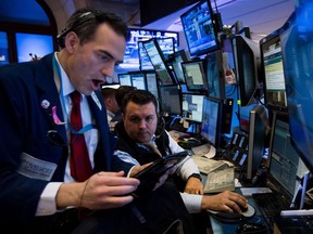 Traders work on the floor of the New York Stock Exchange on Feb. 27, 2017.