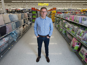 Walmart Canada President and CEO Lee Tappenden at the company's Ancaster, Ont. location.